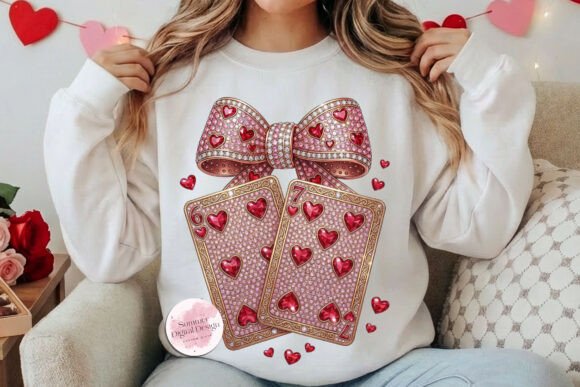 Download 67 Valentine PNG Heart Cards Bow Design - 67 valentine Collection